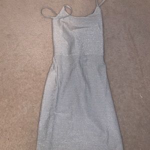 Amazon sparkly body con dress small